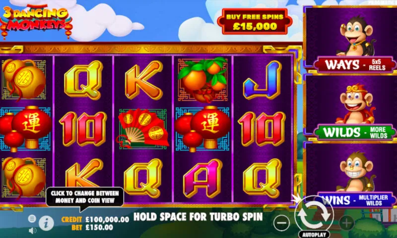 3 Dancing Monkeys Slot