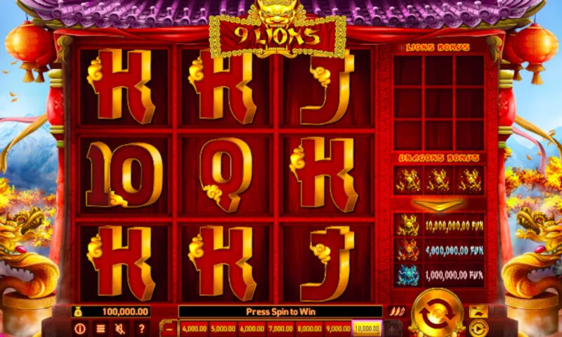 9 Lions Slot