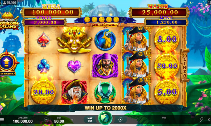 Adventures Of Doubloon Island Slot