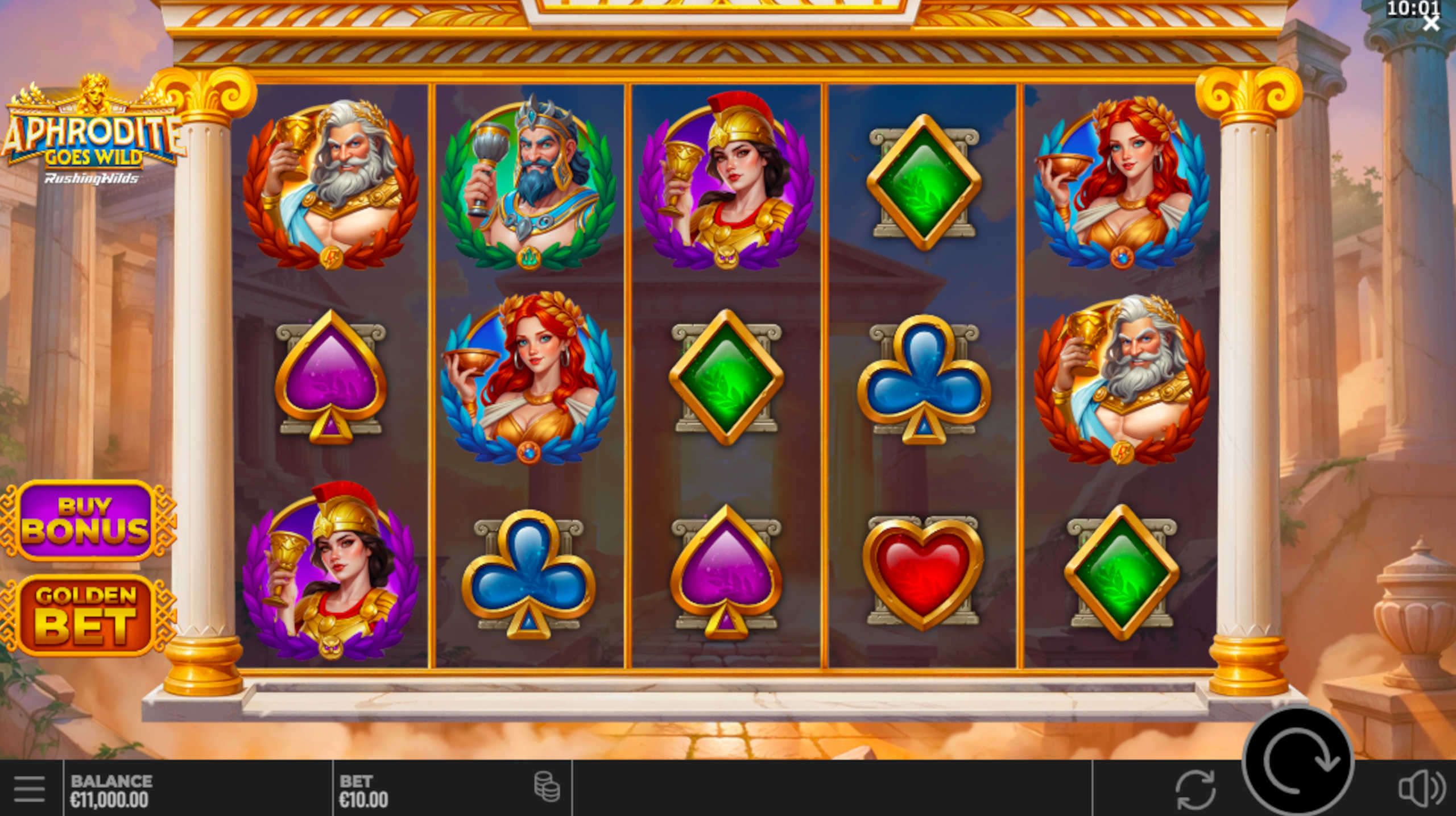 Aphrodite Goes Wild RunningWilds Slot