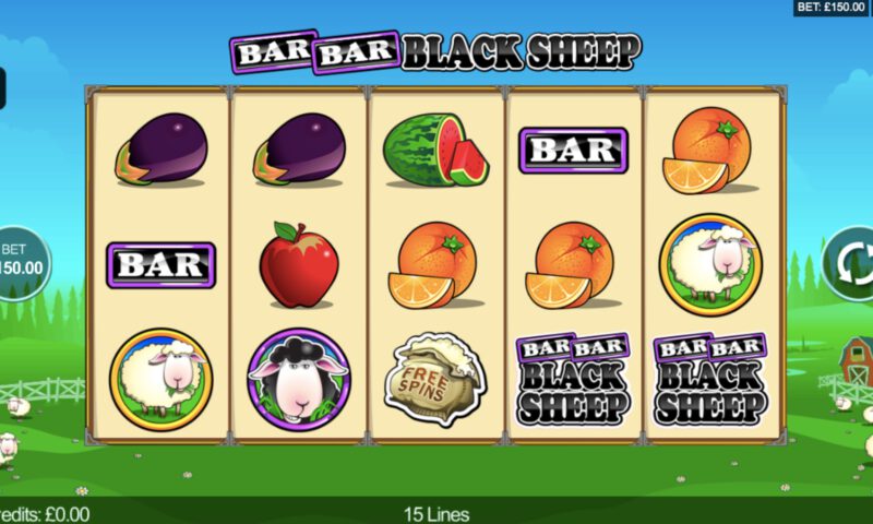 Bar Bar Black Sheep Slot – Play with 95.32% RTP and win up to £95,000