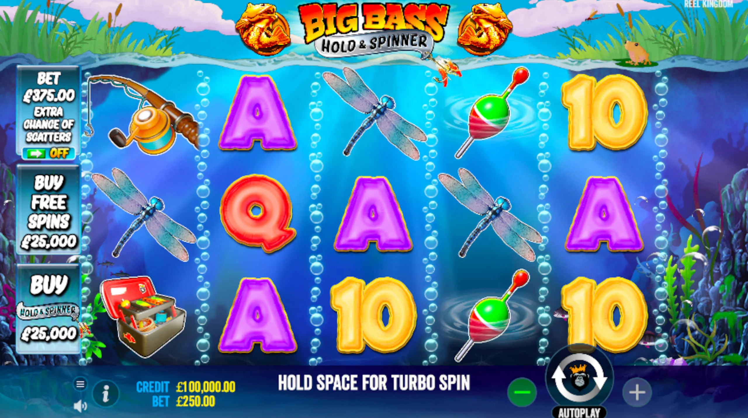 Big Bass – Hold & Spinner