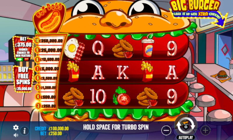 Big Burger Load It Up With Xtra Cheese Slot