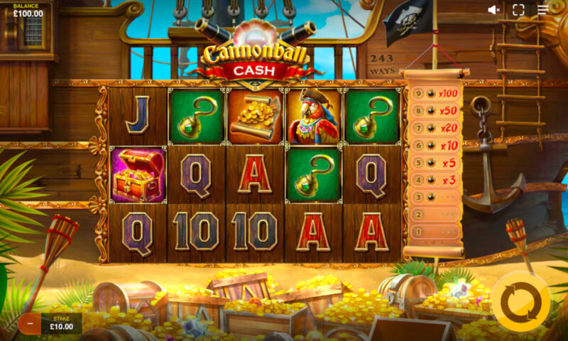 Cannonball Cash Slot