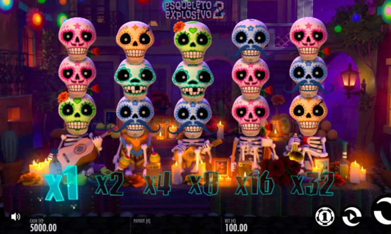 Esqueleto Explosivo 2 Slot