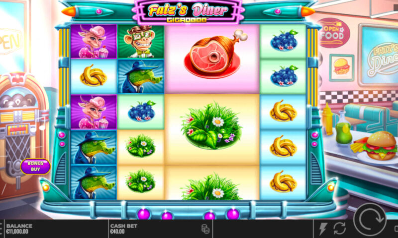 Fatz's Diner GigaBlox Slot