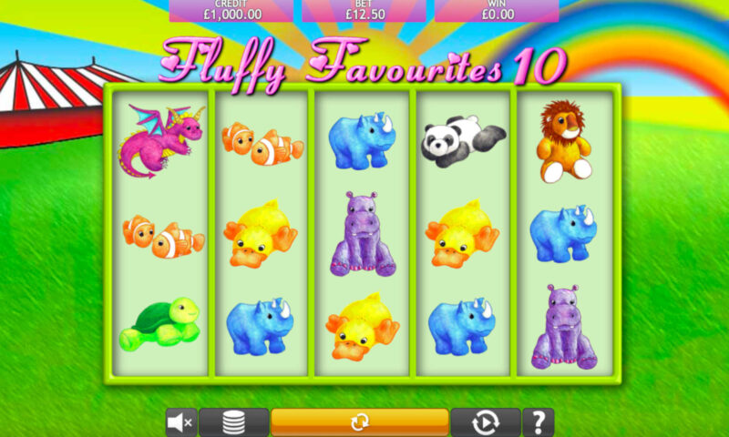 Fluffy Favourites 10 Slot