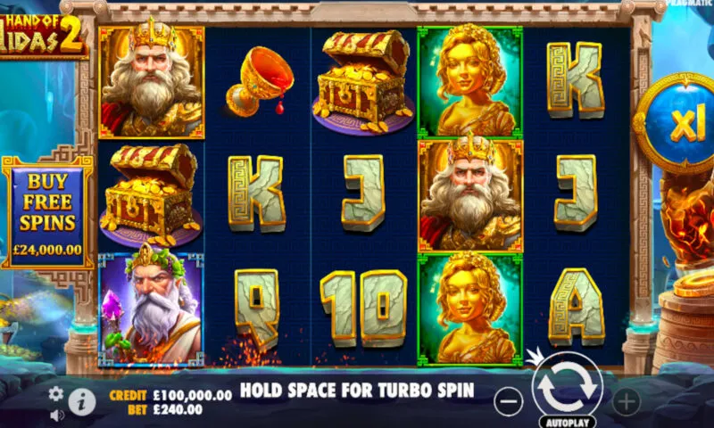 Hand Of Midas 2 Slot