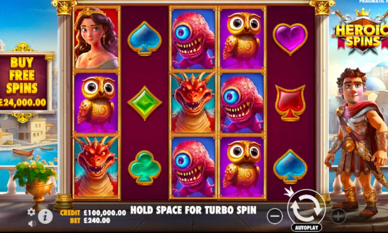 Heroic Spins Slot