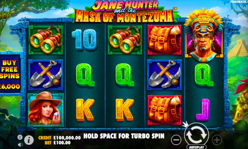 Jane Hunter And The Mask Of Montezuma Slot