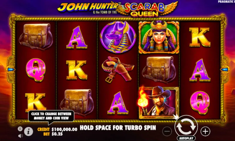 John Hunter Tomb Of The Scarab Queen Slot
