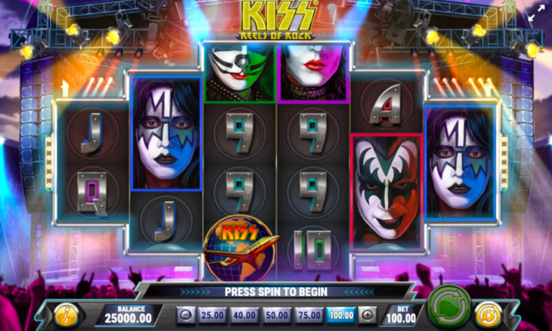 Kiss Reels Of Rock Slot