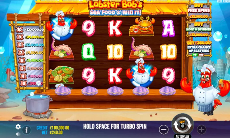 Lobster Bob's Sea Food Win It Slot