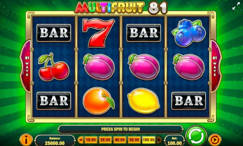 Multifruit 81 Slot