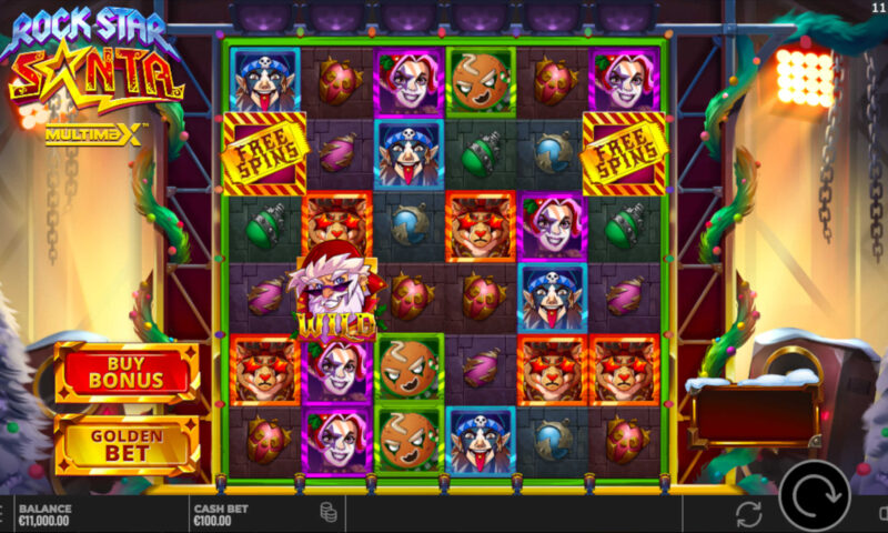 Rock Star Santa MultiMax Slot