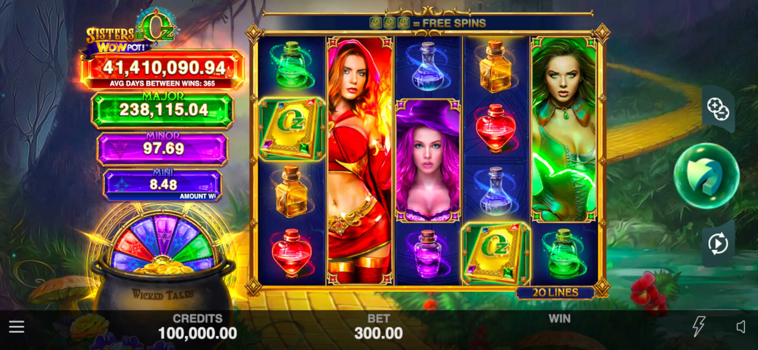 Sisters Of Oz WowPot