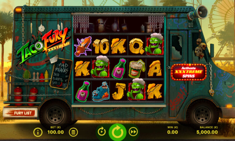 Taco Fury XXXtreme Slot