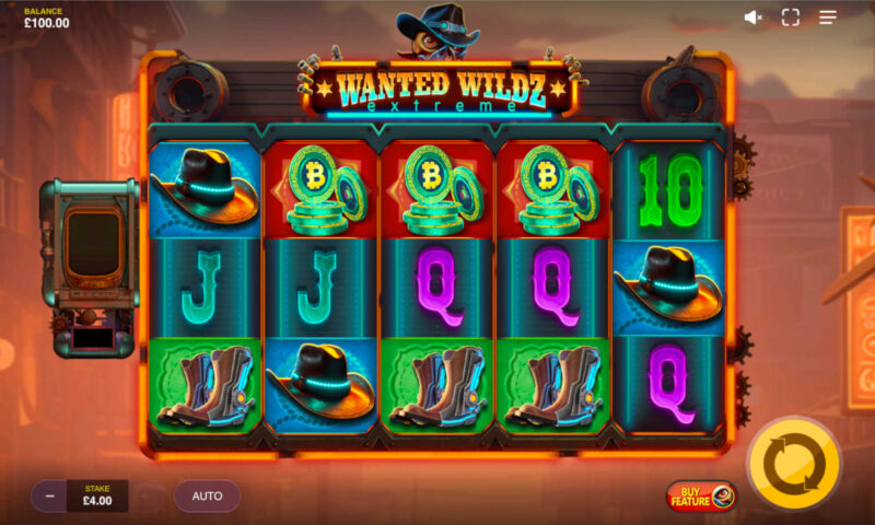 Wanted Wildz Extreme Slot